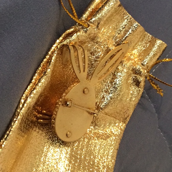 Vintage Sarah Coventry Rhinestone Winking Bunny Pi - Picture 6 of 8